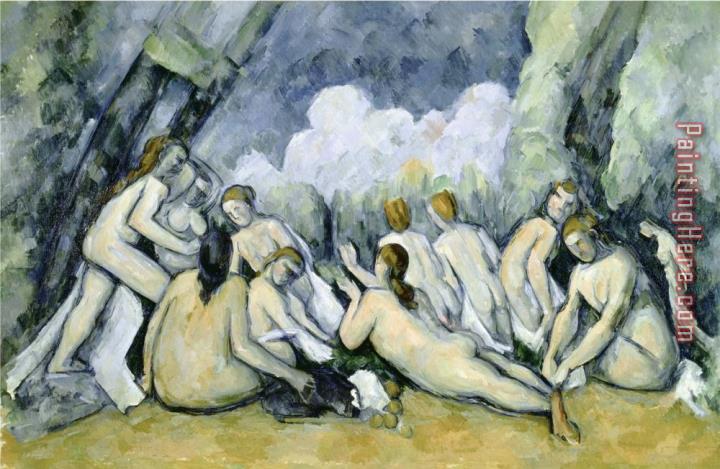 Paul Cezanne Bathers Les Grandes Baigneuses